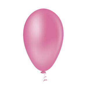 Balão Pera Liso 7” Rosa Forte Bello Festas 5×50