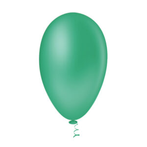 Balão Pera Liso 7” Verde Escuro Bello Festas 5×50