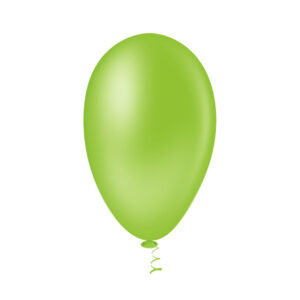 Balão Pera Liso 6.5” Verde Limão Bello Festas 5×50