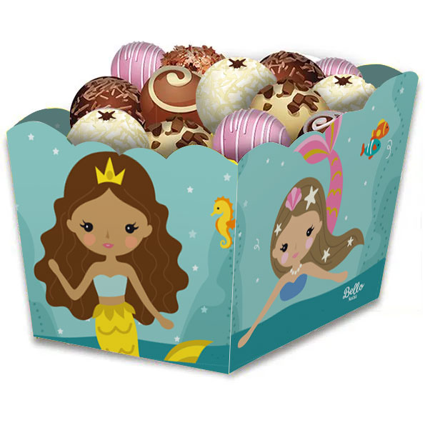 Cachepot Onda Festa das Sereias Bello Festas 8×8