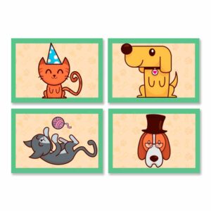 Cartaz Decorativo Pets Bello Festas 4x4