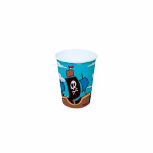 Copo de Papel 200ml Pirata Bello Festas 8x8