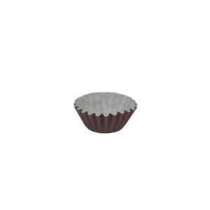 Forminha Doce Liso n6 Marrom Bello Festas 12x100