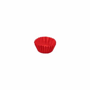 Forminha Doce Liso n6 Vermelho Bello Festas 12x100