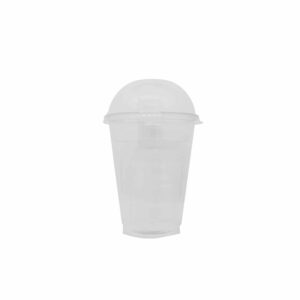 Kit Copo Tampa PET TRP Bolha 355ml c/furo 12x10