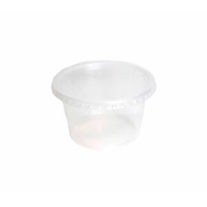 Kit Copo Tampa PP Redondo 500mL 8×12