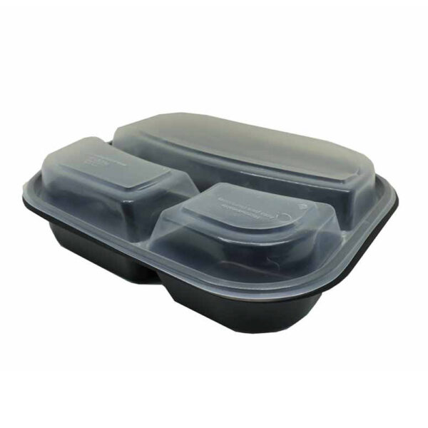 Kit Tampa Bandeja PP Refeição 1150mL 4x10