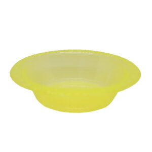 Prato PS 12 Fundo Neon Amarelo Bello Festas 100x10