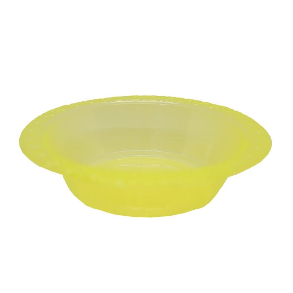 Prato PS 12 Fundo Neon Amarelo Bello Festas 100x10