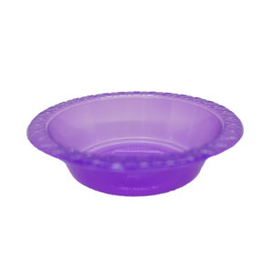 Prato PS 12 Fundo Neon Roxo Bello Festas 100x10