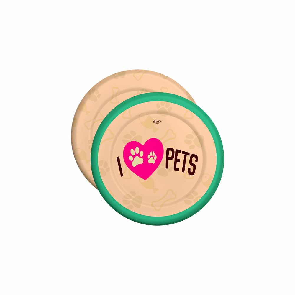 Prato de Papel Pets Bello Festas 8×8