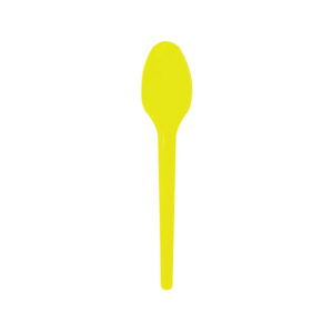Colher Sobremesa PS Amarelo Bello Festas 20x50