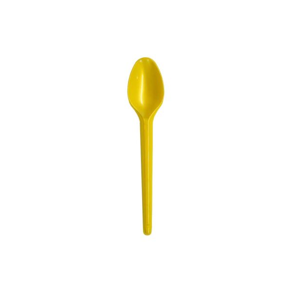 Colher Sobremesa PS Amarelo Perolado Bello Festas 20x50