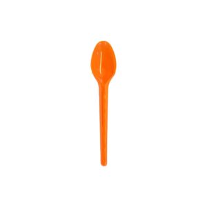 Colher Sobremesa PS Neon Laranja Bello Festas 20x50