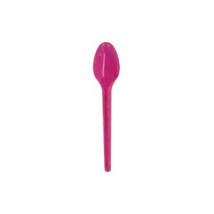 Colher Sobremesa PS Neon Rosa Bello Festas 20x50