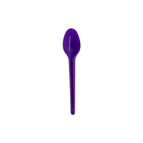Colher Sobremesa PS Neon Roxo Bello Festas 20x50