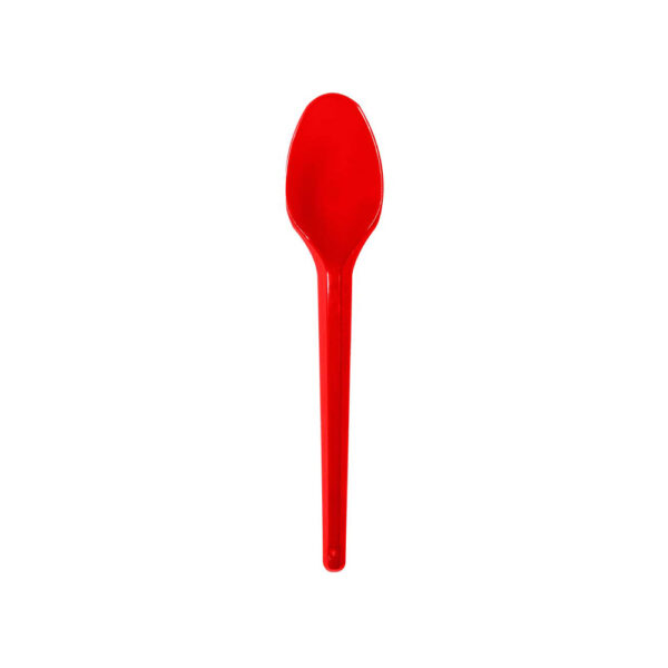 Colher Sobremesa PS Vermelho Bello Festas 20x50