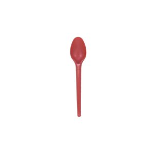 Colher Sobremesa PS Vermelho Perolado Bello Festas 20x50
