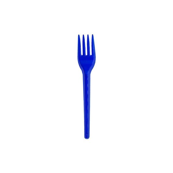 Garfo Sobremesa PS Neon Azul Bello Festas 20x50