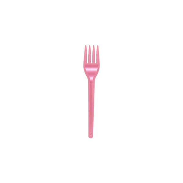 Garfo Sobremesa PS Rosa Perolado Bello Festas 20x50
