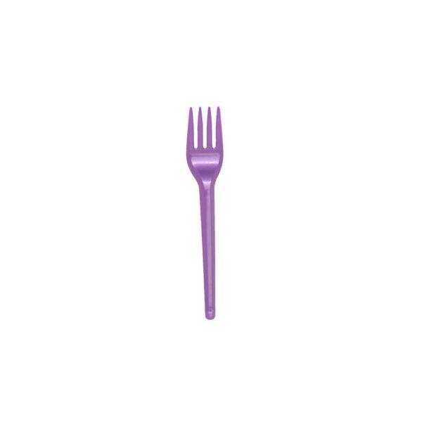 Garfo Sobremesa PS Roxo Perolado Bello Festas 20x50