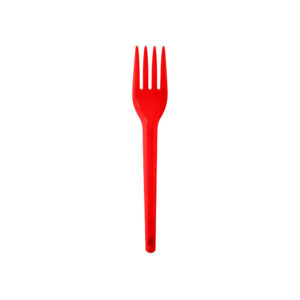 Garfo Sobremesa PS Vermelho Bello Festas 20x50