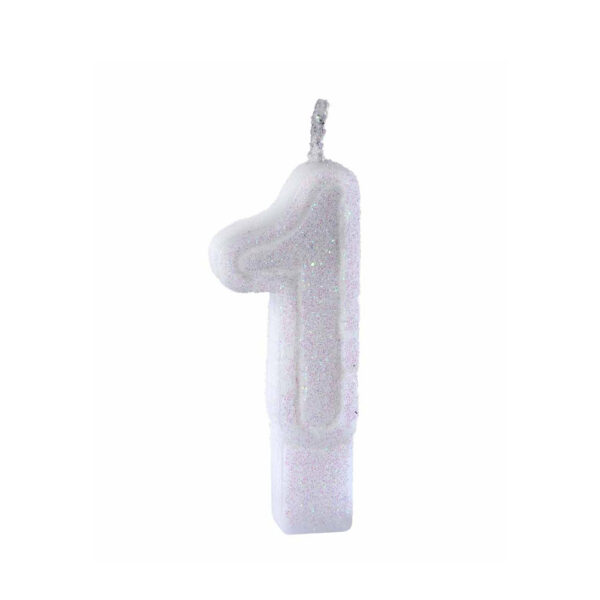 Vela Big 1 Branco Bello Festas 10x1