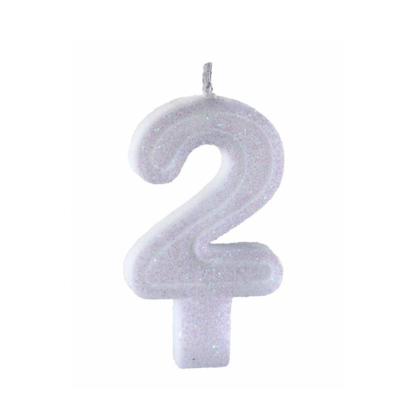 Vela Big 2 Branco Bello Festas 10x1