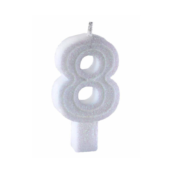 Vela Big 8 Branco Bello Festas 10x1