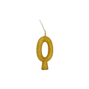 Vela Tubular 0 Dourado Bello Festas 10x1