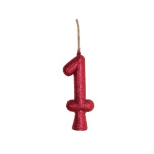 Vela Tubular 1 Pink Bello Festas 10x1