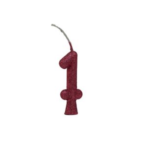 Vela Tubular 1 Rosa Claro Bello Festas 10x1