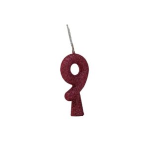 Vela Tubular 9 Rosa Claro Bello Festas 10x1