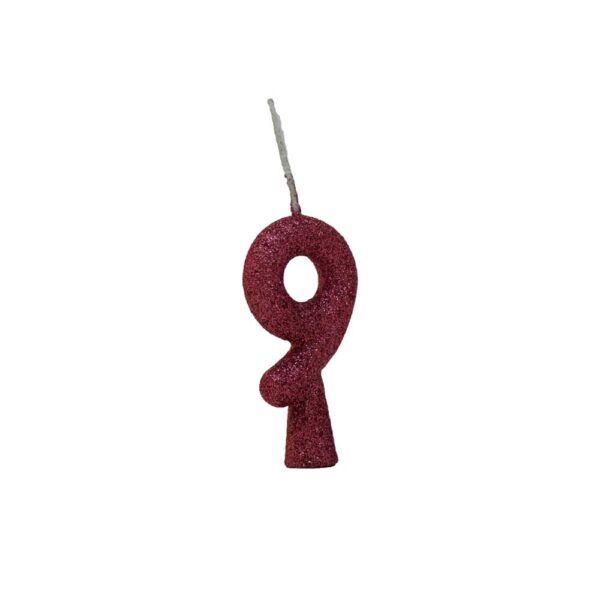 Vela Tubular 9 Rosa Claro Bello Festas 10x1