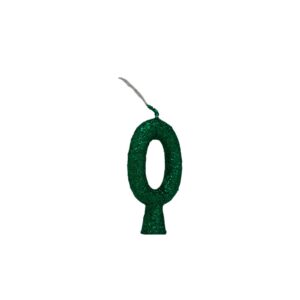 Vela Tubular 0 Verde Bello Festas 10x1