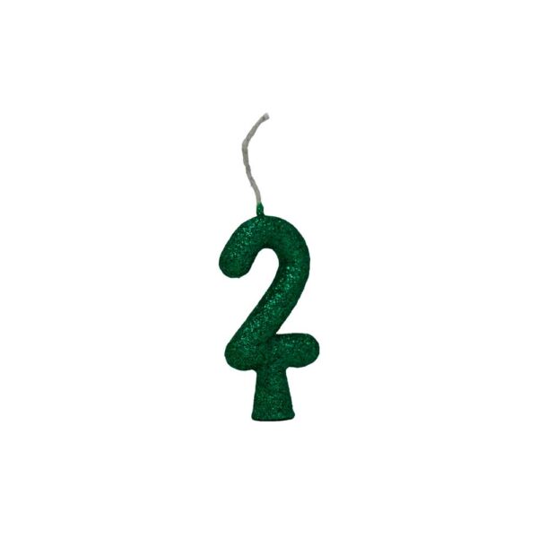 Vela Tubular 2 Verde Bello Festas 10x1