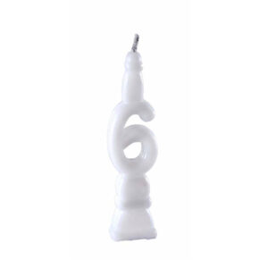 Vela 6 Branco Bello Festas 10x1