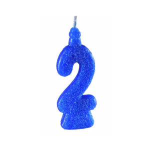 Vela Super 2 Azul Bello Festas 10x1
