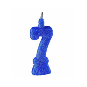 Vela Super 7 Azul Bello Festas 10x1