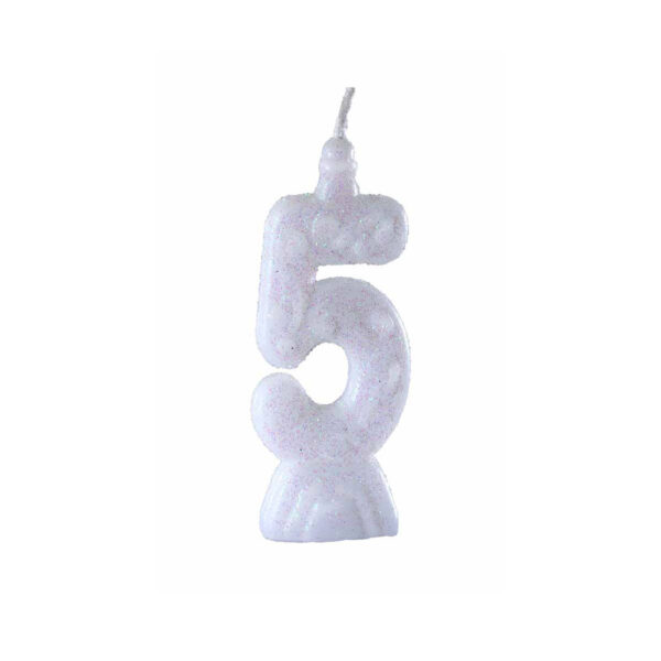 Vela Super 5 Branco Bello Festas 10x1