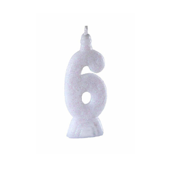 Vela Super 6 Branco Bello Festas 10x1