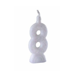 Vela Super 8 Branco Bello Festas 10x1