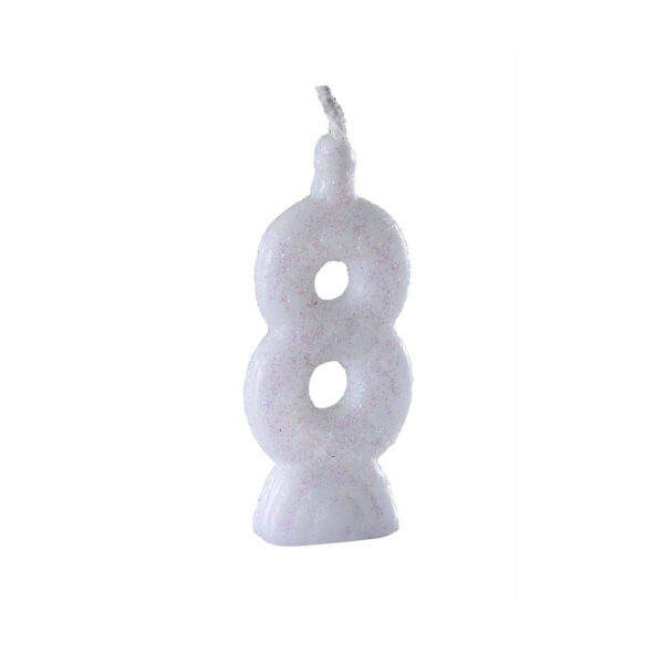 Vela Super 8 Branco Bello Festas 10x1