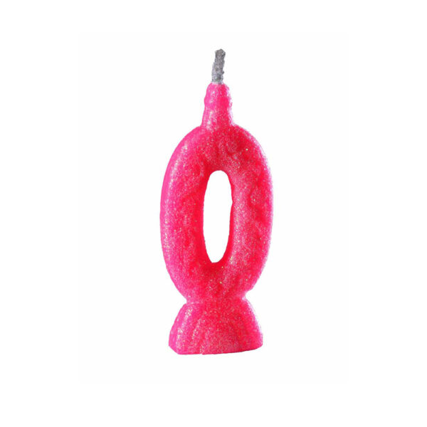 Vela Super 0 Rosa Bello Festas 10x1