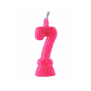 Vela Super 7 Rosa Bello Festas 10x1